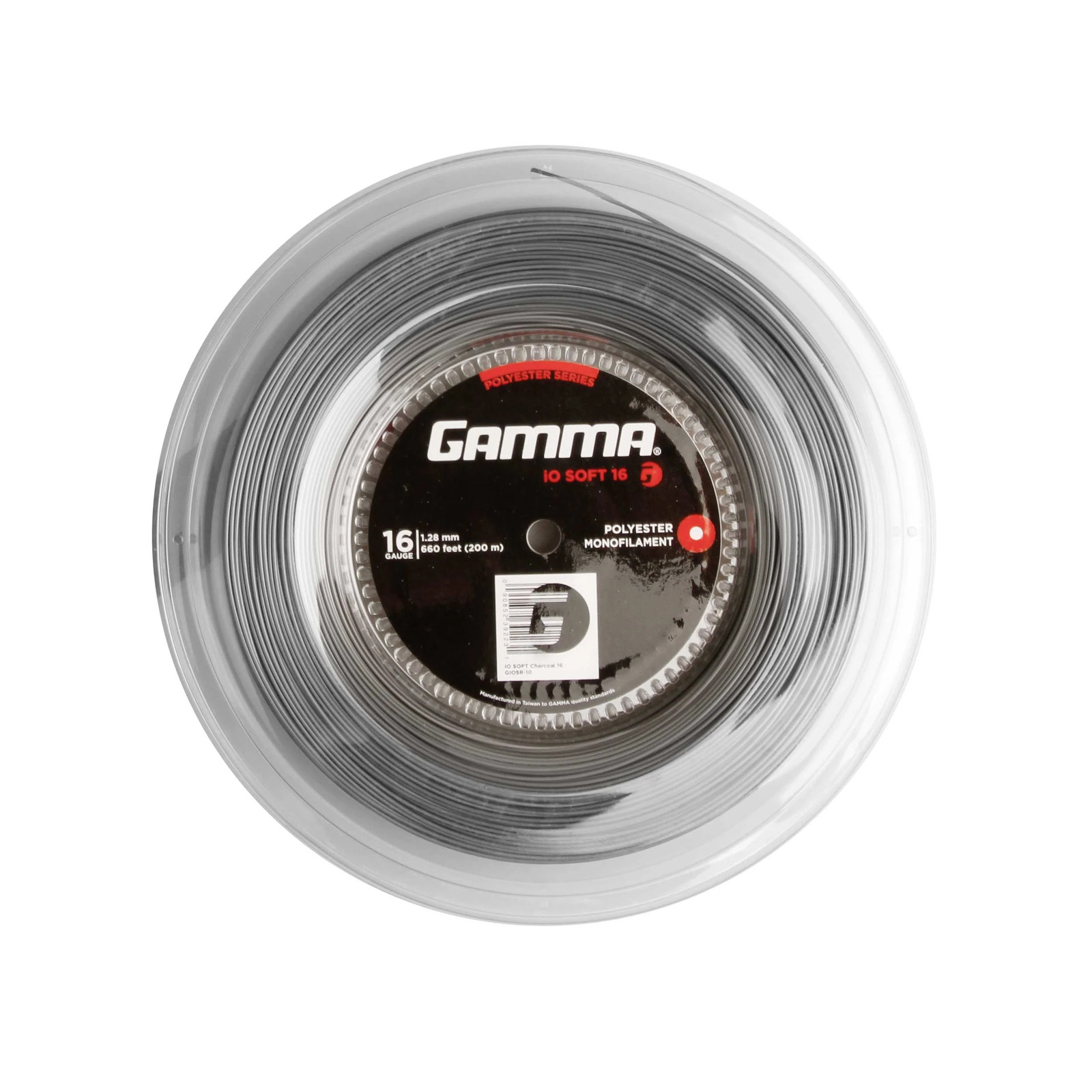 Gamma Io Soft Charcoal Saitenrolle 200m Saitenstrke 123 grau 18190₽