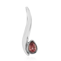Cavill Damen AnhäNger 925 Silber 0,38Ct Rosa Turmalin Tropfenform