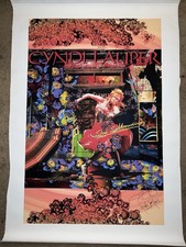 Cyndi Lauper She&rsquo;s So Unusual Art Print Show Giclee Signed 56&rdquo; X 39&rdquo; Free Ship