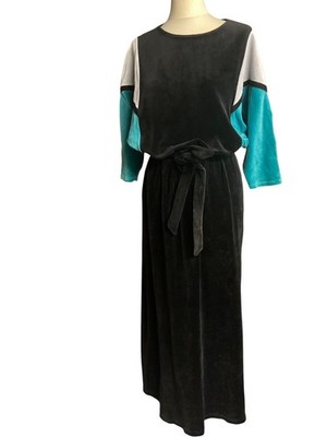 Women's Vintage Velour Dress perfect for lounging by Palmers | Size S/M