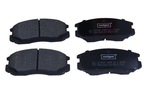 Plaquettes de frein MAXGEAR 19-3600 pour remplacer vos pièces usées