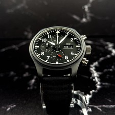 IWC Pilot Top Gun Chrono IW389101 Black Dial Ceramic 44.5mm Men's Watch Full Set 7
