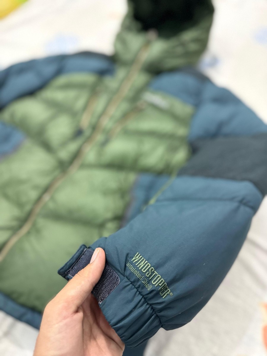 Montbell EX-800 Windstopper Puffer Jacket Men's Large(100) Green