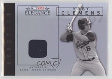 2007 TRISTAR Elegance Showtime Game-Worn Uniform Koby Clemens #ST-KC 0l2