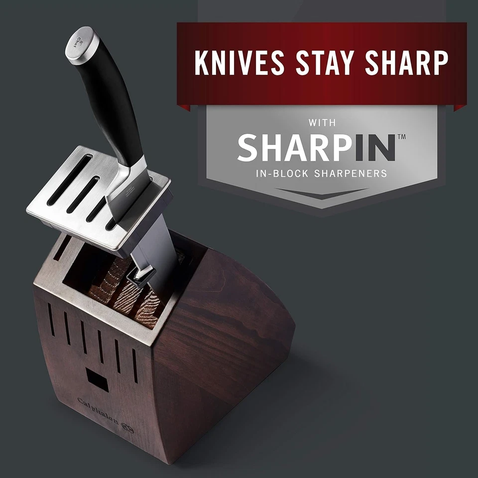 Calphalon Contemporary SharpIN Nonstick 13 Piece Cutlery Set 13 Piece, Black  - Image 3 of 4