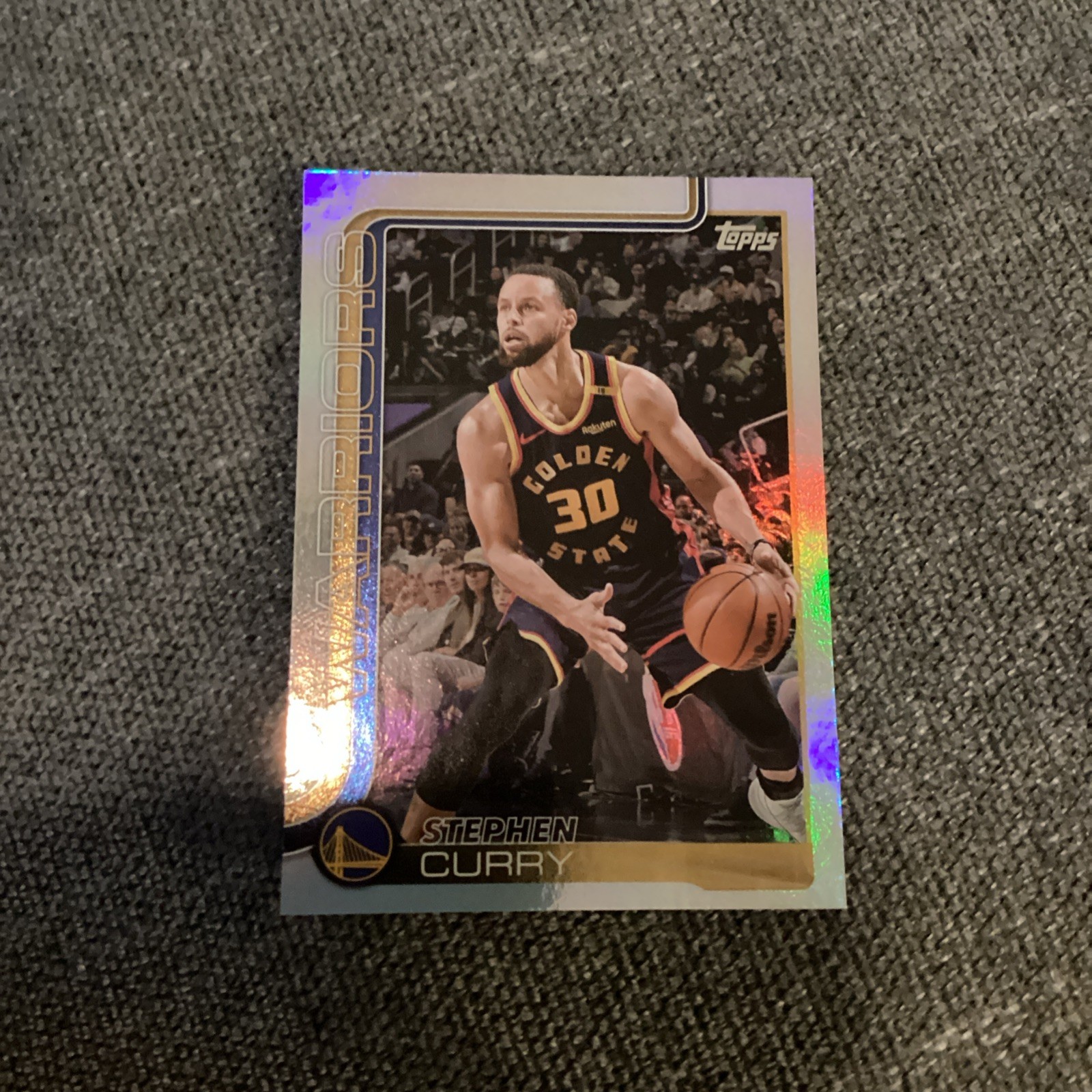 2025-26 Topps Basketball Stephen Curry #135 Rainbow Foil