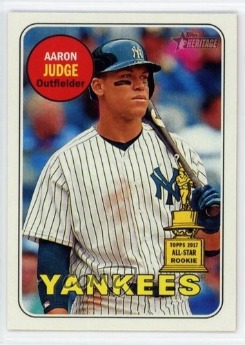 2018 Topps Heritage Aaron Judge (Bat on Shoulder) #25