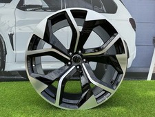 4 X 20 Inch 5x112 Rsq8 Style Black Polished Wheels : Fits For Audi A7 Q5 Q7 Q8