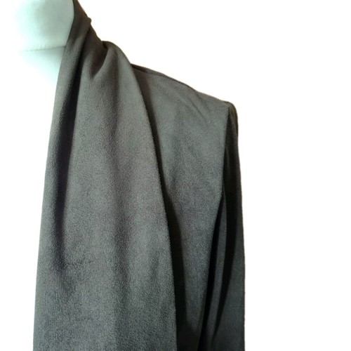 Khaki Faux Suede Open Lightweight Jacket Oasis S - Picture 2 of 4