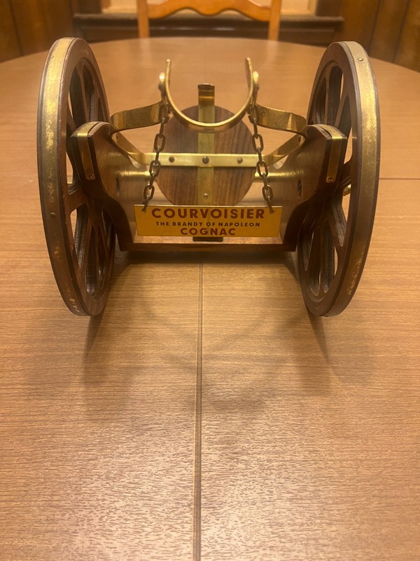 Vintage Cognac Wagon Bottle Holder