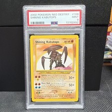 Pokemon Shining Kabutops Neo Destiny EN Holo Secret Rare 108/105 PSA 9 2002 on eBay