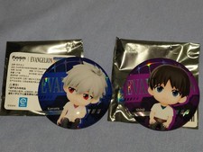 Neon Genesis Evangelion Kaoru Nagisa Shinji Can Badge 2 Pack
