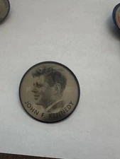 John F Kennedy, the man for the 60s Flasher Button 