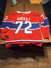 JSA COA ARBER XHEKAJ Signed Autographed Montreal Canadiens Hockey Jersey Habs
