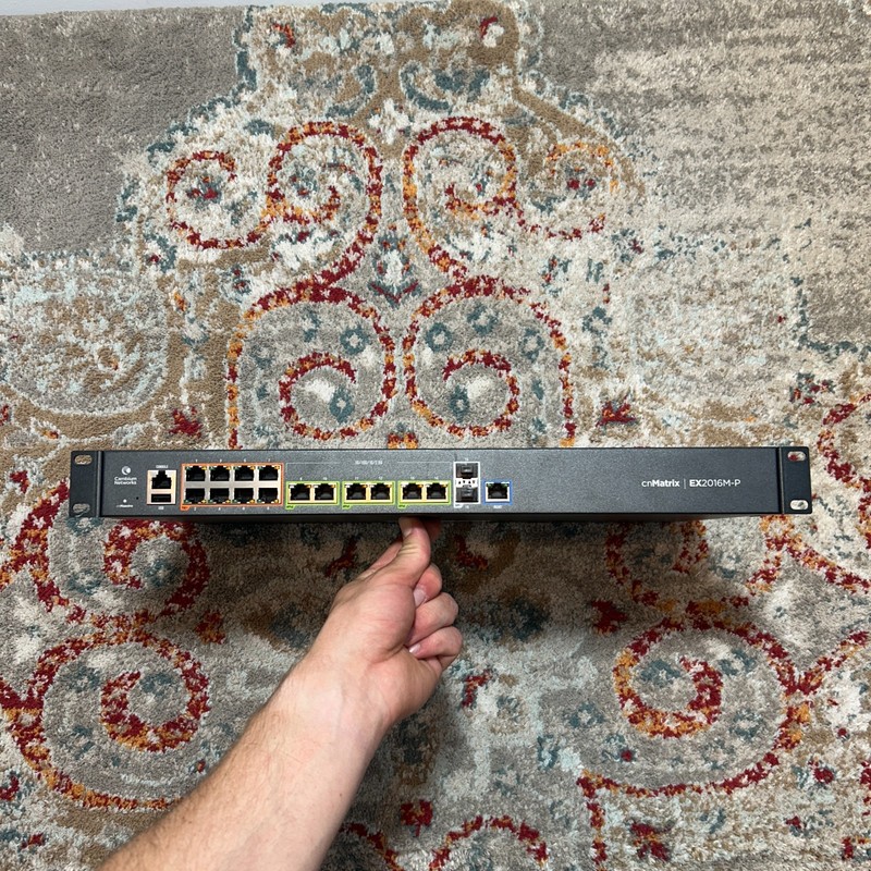 Cambium cnMatrix EX2016M-P 16 Port PoE Gigabit Managed Network Switch
