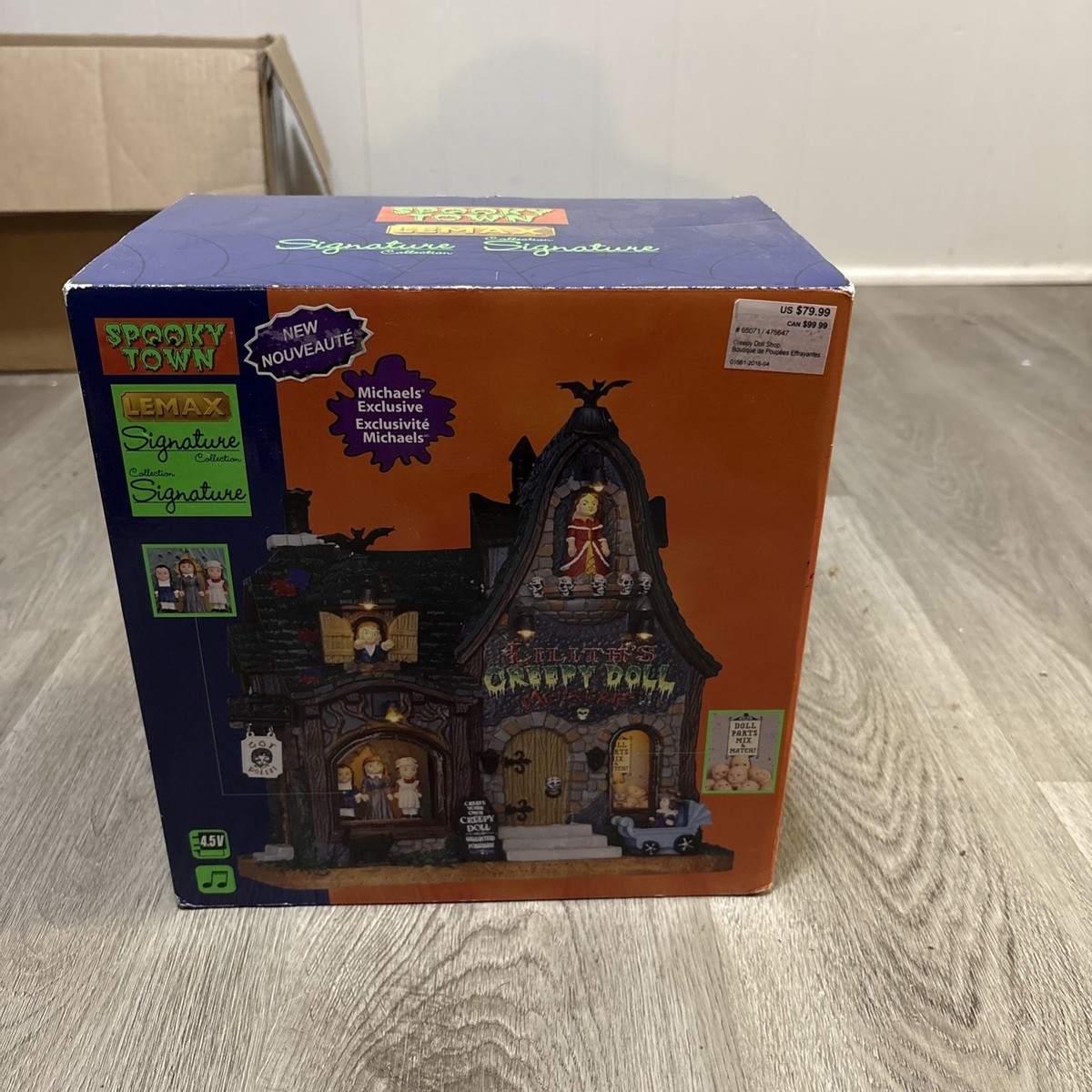 Spooky Town Creepy Doll Shop Lemax Halloween Village 2017 Retired