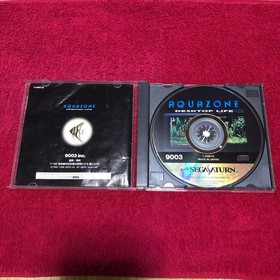 AQUAZONE Sega Saturn Japan Import Virtual Aquarium Sim CIB Tested