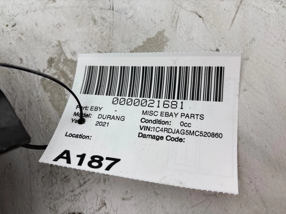 Polipasto portador de rueda de neumático de repuesto Dodge Durango 2013-2025 OEM 68145504AD Foto 2 de 4