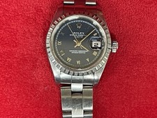 ROLEX DATEJUST WOMENS 26 MM WATCH W/ BOX & PAPER BLUE ROMAN DIAL OYSTER BAND