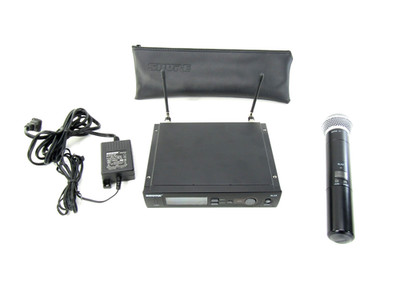 Shure SLX4 Wireless Receiver w/ SLX2 SM58 Microphone - Freq.: G4 470-494 MHz