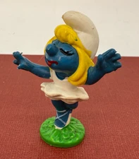 ☆ Smurfs ☆ Ballerina Smurfette Dancing Smurf Figure #20098