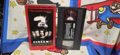 Scream 3 VHS 2000 Wes Craven RARE