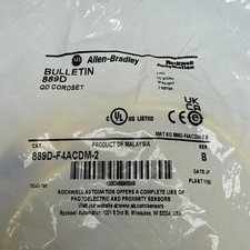 Allen Bradley 889D-F4ACDM-2 4 Pin Bulletin 889D QD Corset