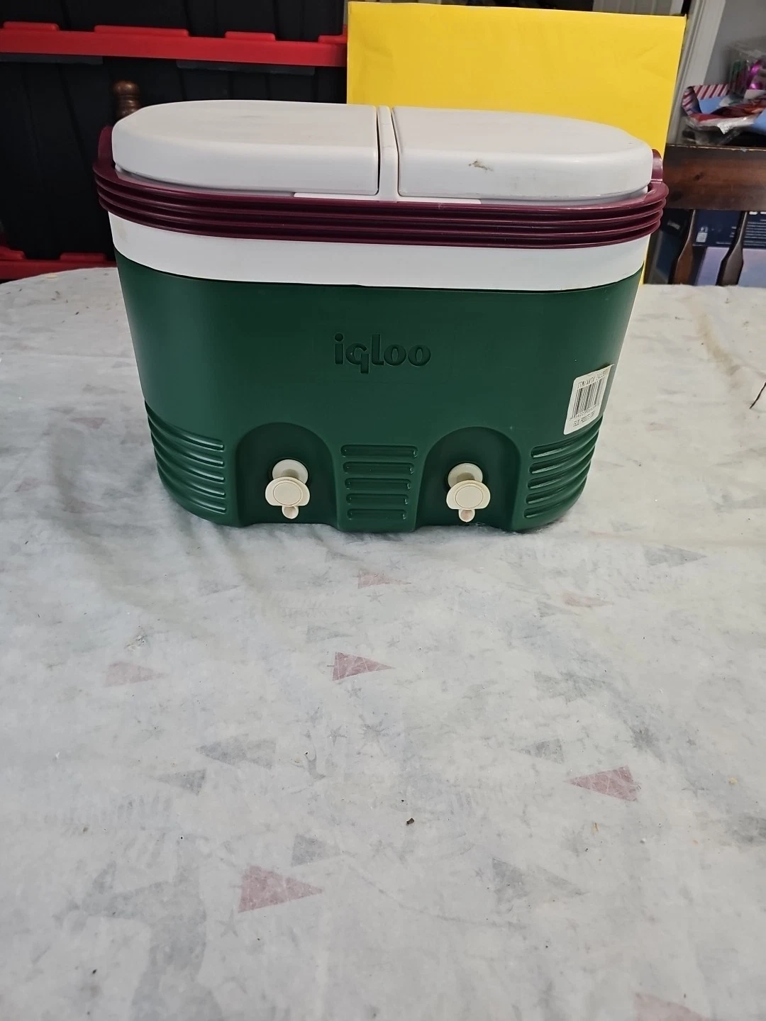 Igloo Two Cool Dual Double Beverage Cooler Spouts /Spigots 3Gal/12Qt  Insulated