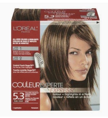 L Oreal Couleur Experte Express Hair Color 5.3 Medium Golden Brown Chocolate