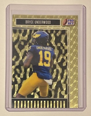  2025 BRYCE UNDERWOOD 1/1 PRO SET SUPER PRISMATIC GOLD PRE PRODUCTION PROOF