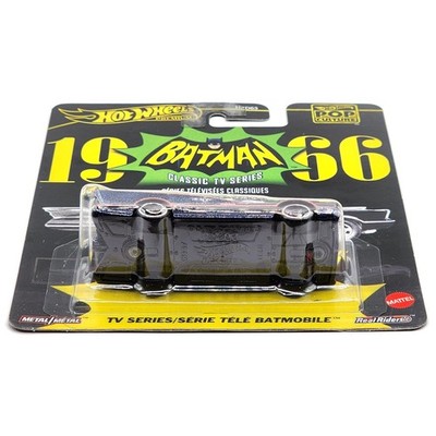 Hot Wheels Batmóvil Serie TV Clásica 1966 | Escala 1:64 Con Carrocería Metálica | Coche Premium De Colección Para Fans De Batman
