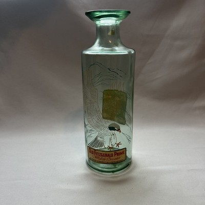 Vtg Old Fitzgerald Bald Eagle Decanter Whisky Bottle MCM Decanter Maryland Stamp