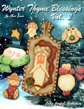 Wynter Thyme Blessings 2 Cyndi Combs Christmas Ornament Decorative Painting Book