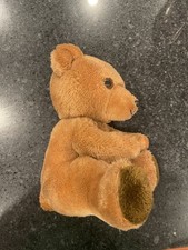 Vintage Dakin 9.5" Teddy Bear 1977 Stuffed Brown Bear Plush Toy "Clinging Arms"