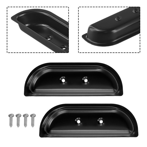 Arm Rest Cups 1x Metal Door Panel For F100 F350 Interior Door Handle Parts 1pair - Picture 3 of 22