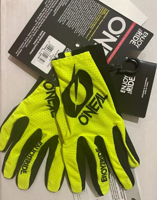 O'Neal Matrix gestapelte Handschuhe - neongelb MTB - Erwachsene Größe 8 Small - UK-VERSAND