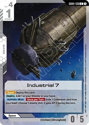 Gundam Card Game Industrial 7 Common Phantom Aria GD04-130