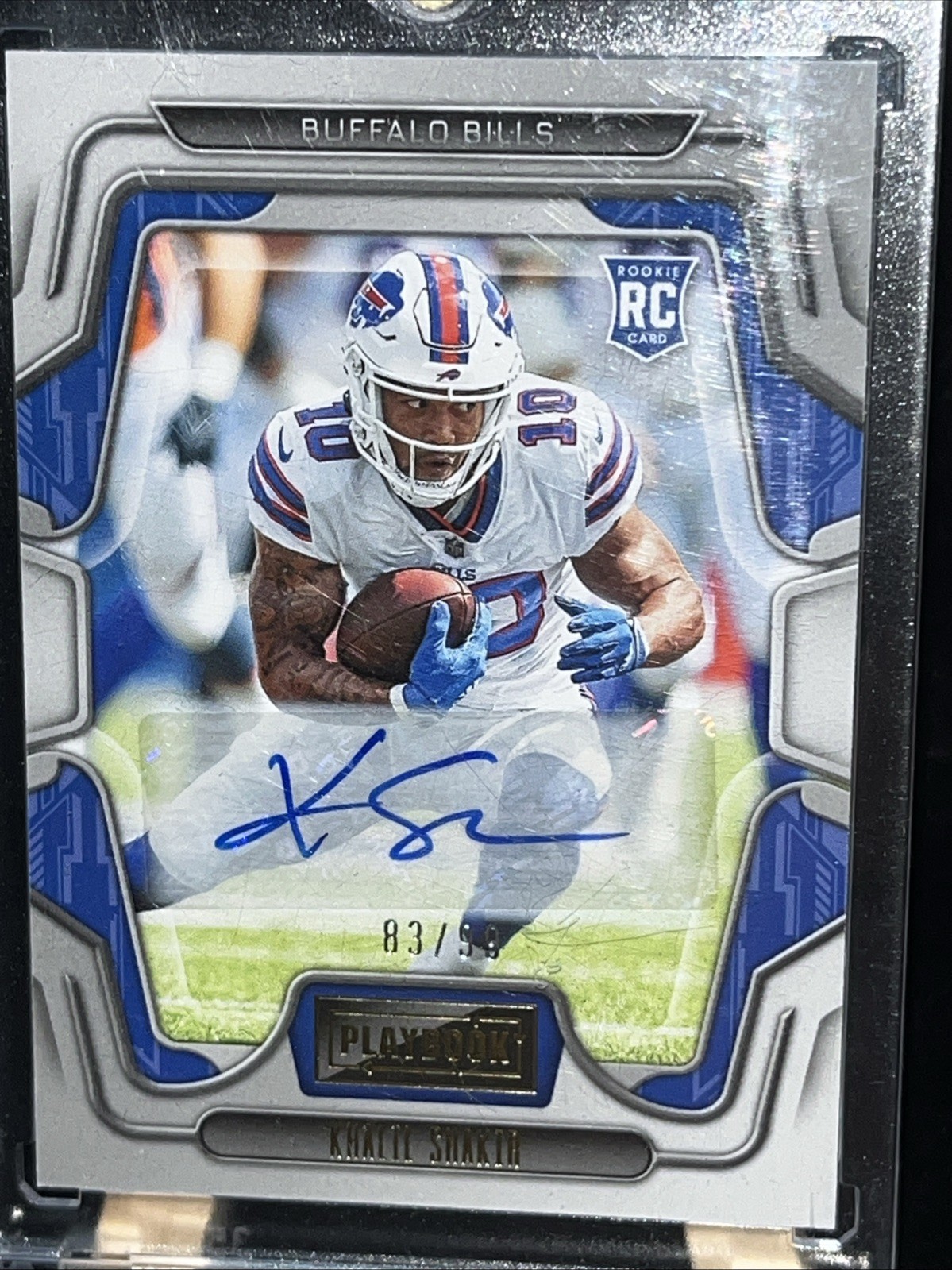 Khalil Shakir #148 Signatures (AU, RC) /99 - 2022 Panini Playbook - Rookies