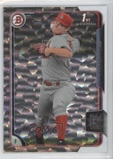 2015 Bowman Prospects Silver Ice Nick Petree #BP84 0b3