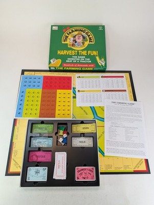 The Farming Game Family Fun Board Game The Weekend Farmer Harvest 1996