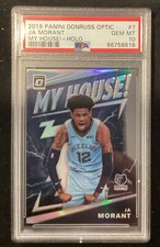 2019-20 Donruss Optic Ja Morant My House Holo Prizm #7 PSA 10 Gem Mint Rookie RC