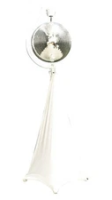 American DJ Eliminator DECOR MBSK Mirror Ball Stand w/ White Scrim Cloth+Motor