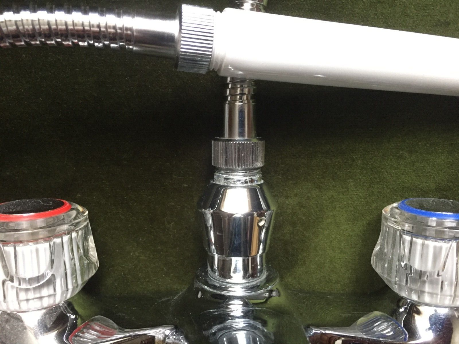 SWAN 2 TAP HOLE BATH FILLER MIXER SHOWER BRASS BODY CHROME + 1.2 m hose