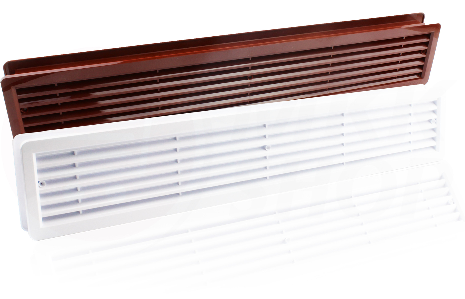 Lüftungsgitter Türlüfter – Weiß, 400 X 130 Mm, Aus ASA-Kunststoff, Witterungsbeständig