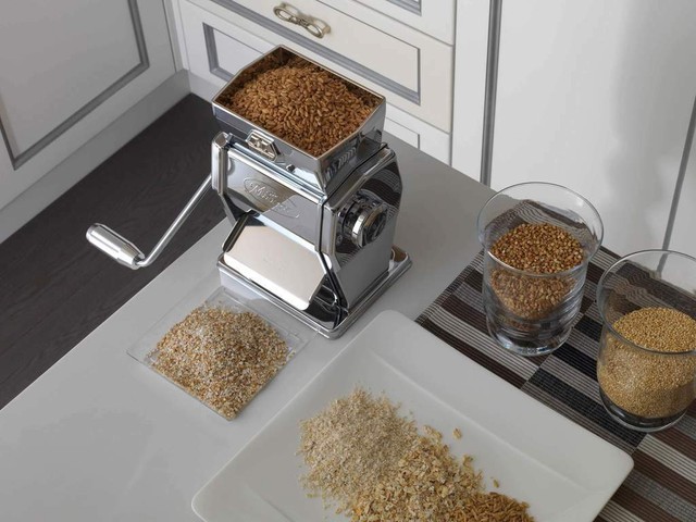 Atlas Marga Grain Mill - Getreidemühle Aus Italien Verchromt