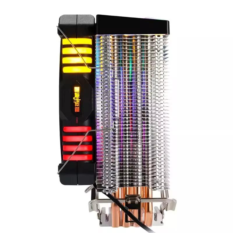 ARGB CPU Cooler for LGA 1700/115X/1200/1366 – 120mm Fan, 5V AURA Sync, Quiet PWM - Image 3 of 4