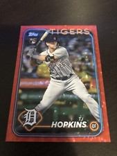 2024 Topps Update Series - Red Crackle Foilboard #US311 TJ Hopkins /199 RC