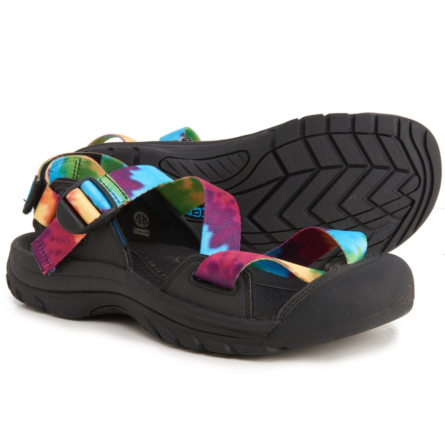Keen Zerraport II TIE DYE Sandali sportivi sportivi sportivi neri multicolore taglia 13 1022419