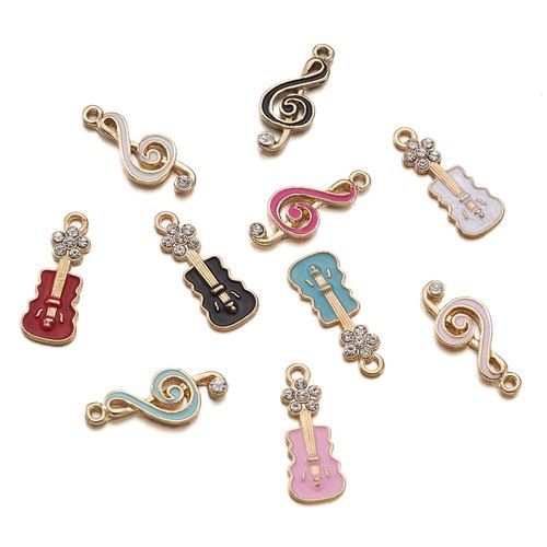 Assorted Theme Enamel Pendants Necklace Bracelet Designer Dangle Charms - Picture 41 of 193