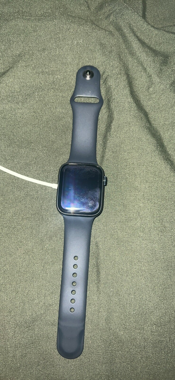 Apple Watch SE 44mm Midnight Space Gray Aluminum Case with Midnight Sport Band-image